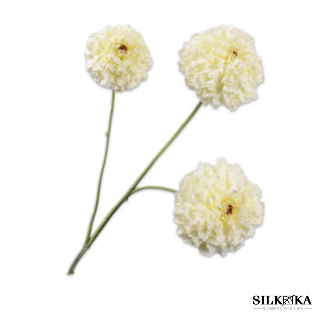 Tagetes tak wit 63 cm  Silk-ka