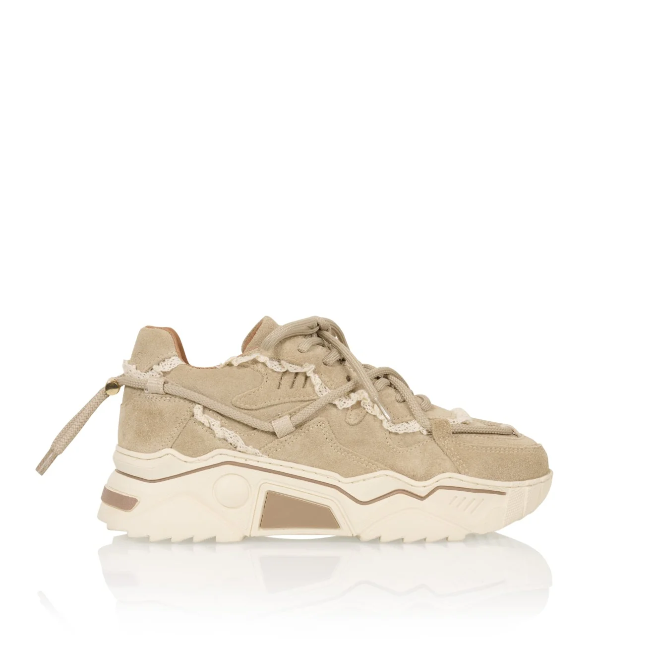 Sneaker Jupiter Crochet Beige-Off White