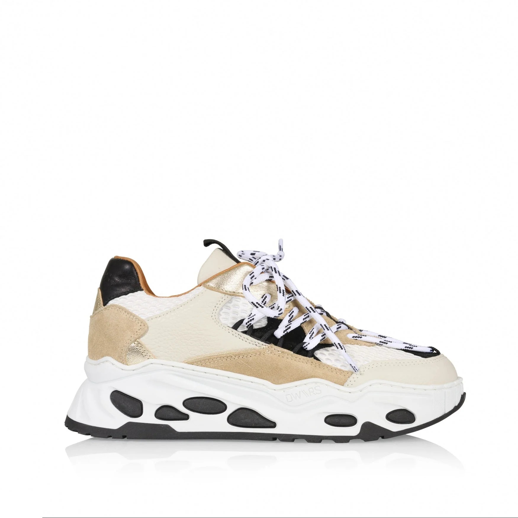 Sneaker Titan Mesh Black-Champagne