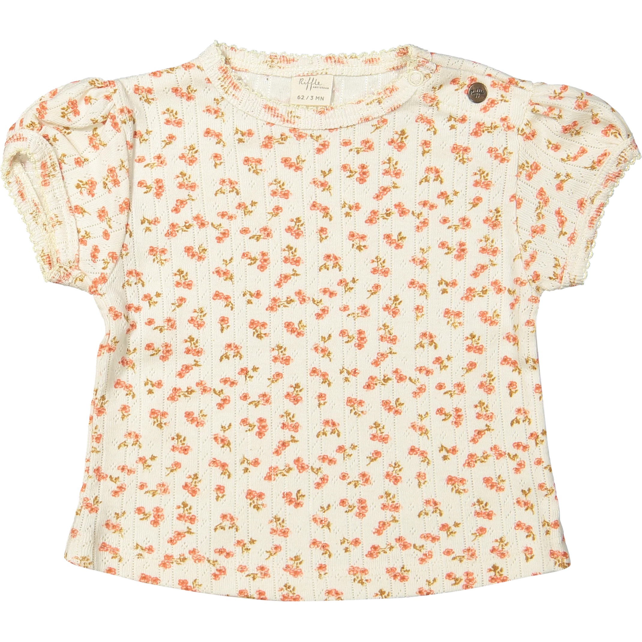 T-shirt Joyce Pointelle blossom