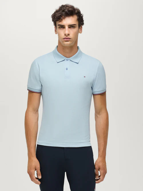 Tommy Hilfiger Davis Pique Poloshirt, Sweet Blue