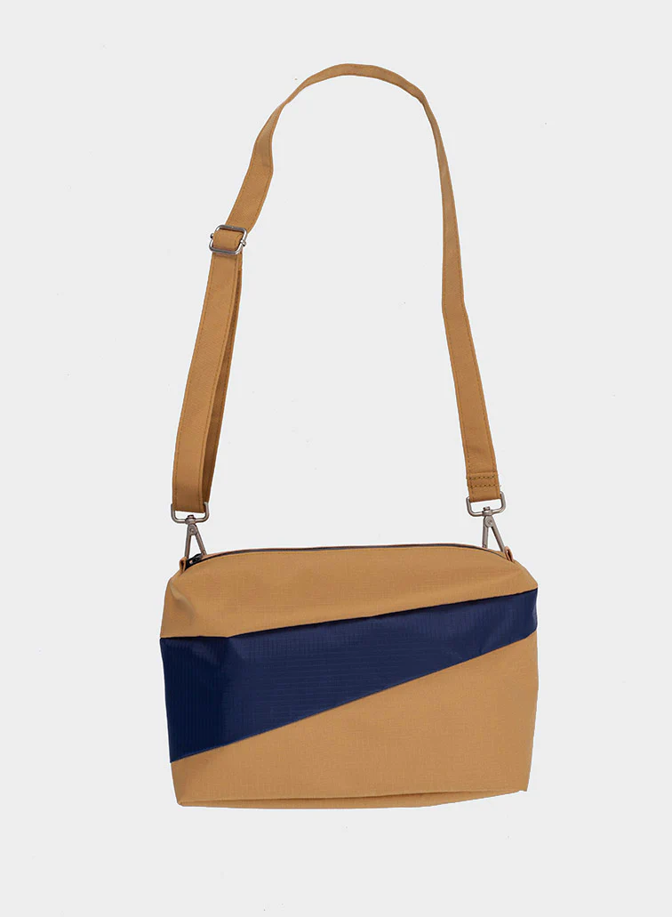 SUSAN BIJL The New Bum Bag Camel & Navy MEDIUM SUSAN BIJL The New Bum Bag Camel & Navy MEDIUM