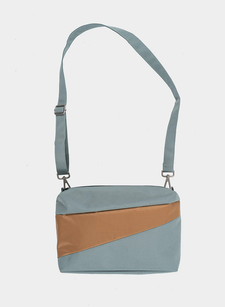 SUSAN BIJL The New Bum Bag Grey & Camel MEDIUM SUSAN BIJL The New Bum Bag Grey & Camel MEDIUM