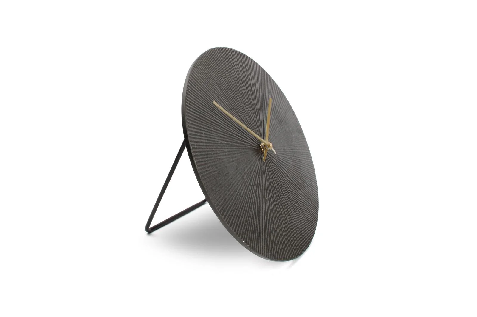 Tafelklok 26cm zwart ribble Zone Tafelklok 26cm zwart ribble Zone
