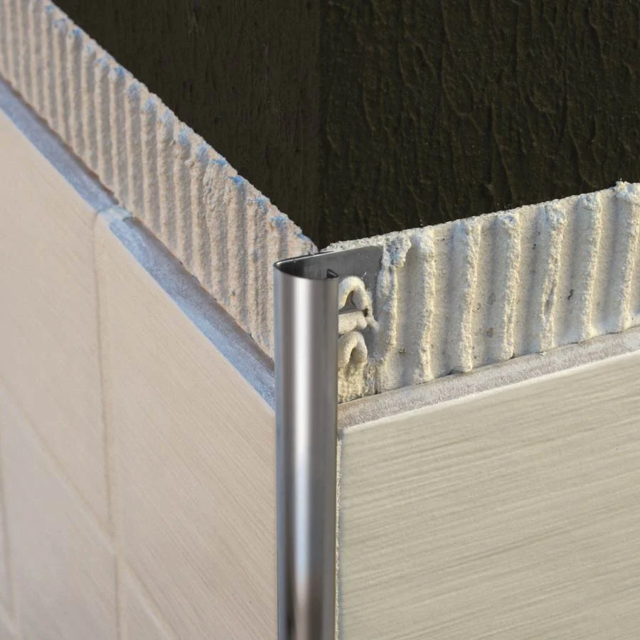 Tegelprofiel Kwadrant Geborsteld Roestvrij Staal 10 mm 270 cm ESQ107.102  by Genesis - Afbeelding 2