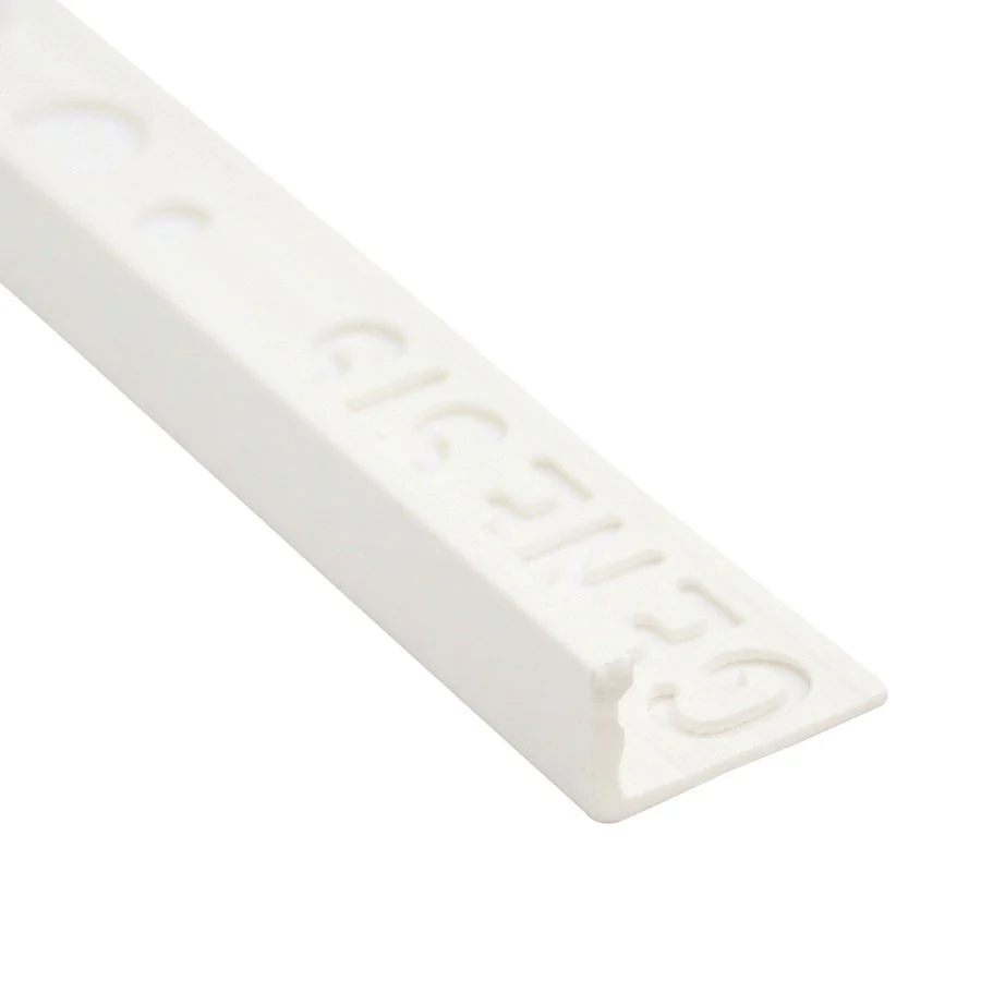 Tegelprofiel Recht Wit PVC 12 mm 250 cm ESP120.01 by Genesis
