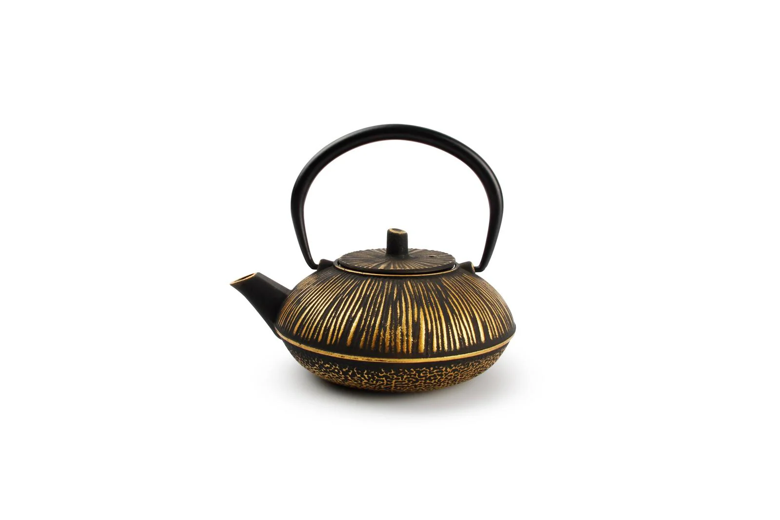 Theepot 50cl strepen goud/zwart My Tea Theepot 50cl strepen goud/zwart My Tea