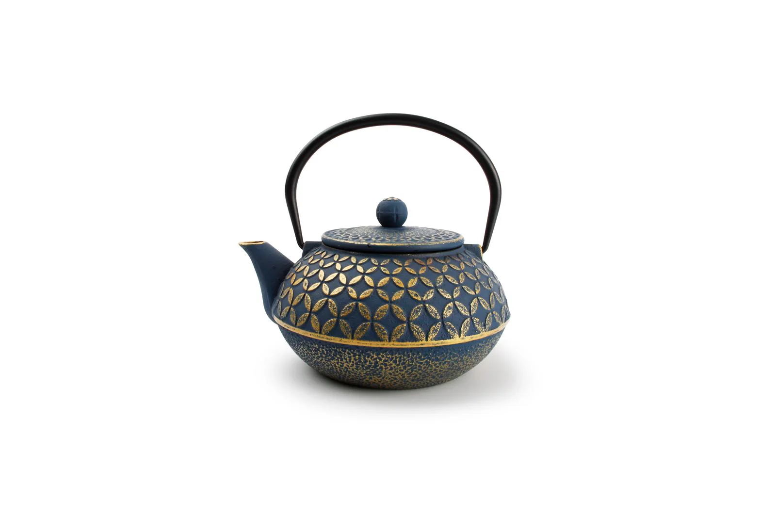 Theepot 80cl blad goud/blauw My Tea Theepot 80cl blad goud/blauw My Tea
