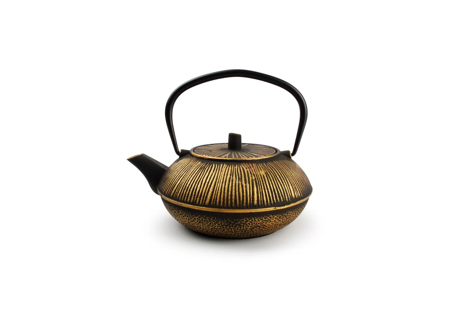 Theepot 80cl strepen goud/zwart My Tea Theepot 80cl strepen goud/zwart My Tea