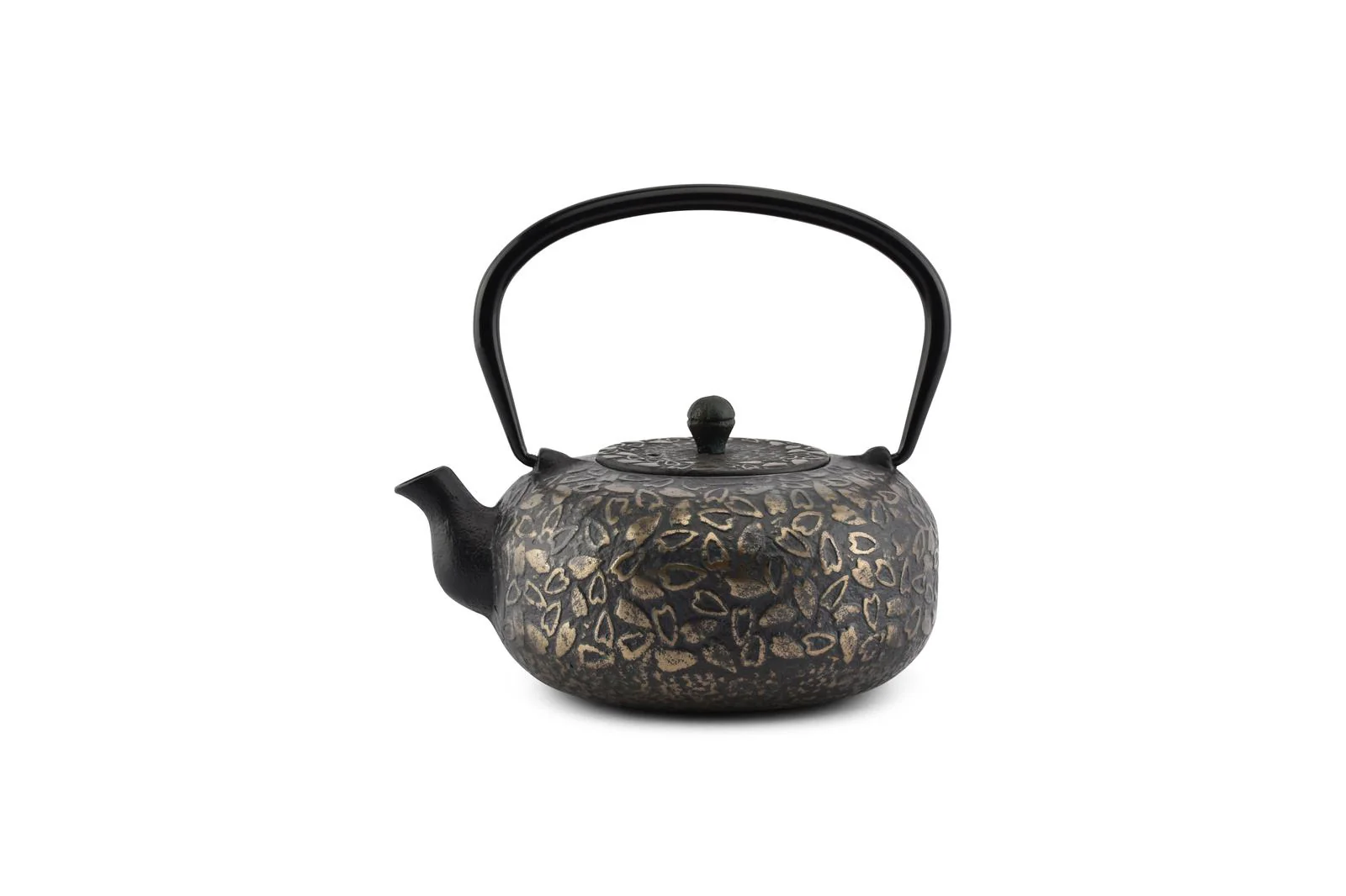 Theepot 88cl leaves zwart Sencha Theepot 88cl leaves zwart Sencha