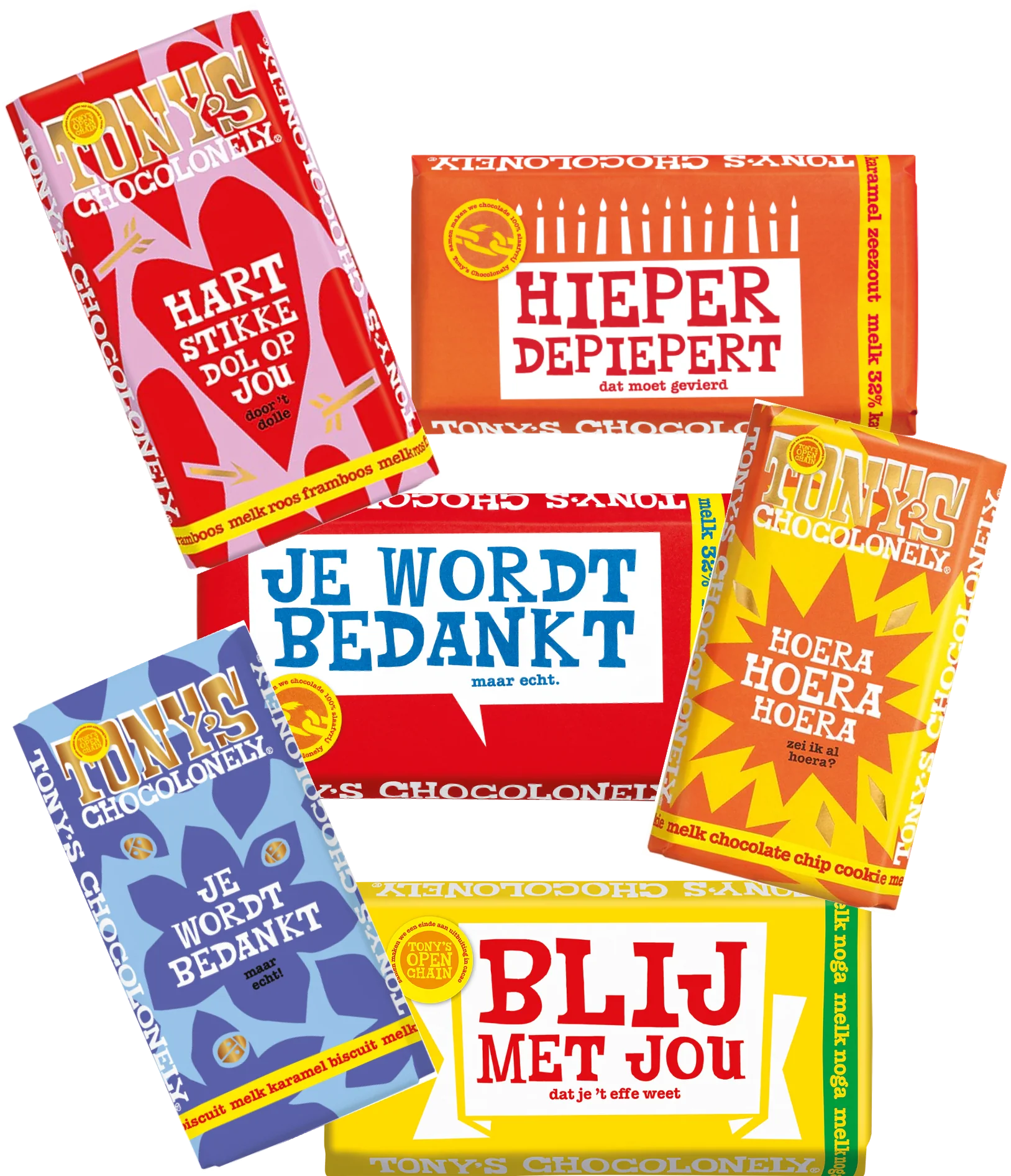 Tony’s Chocolonely (180 gram) |Zeg ’t met een reep