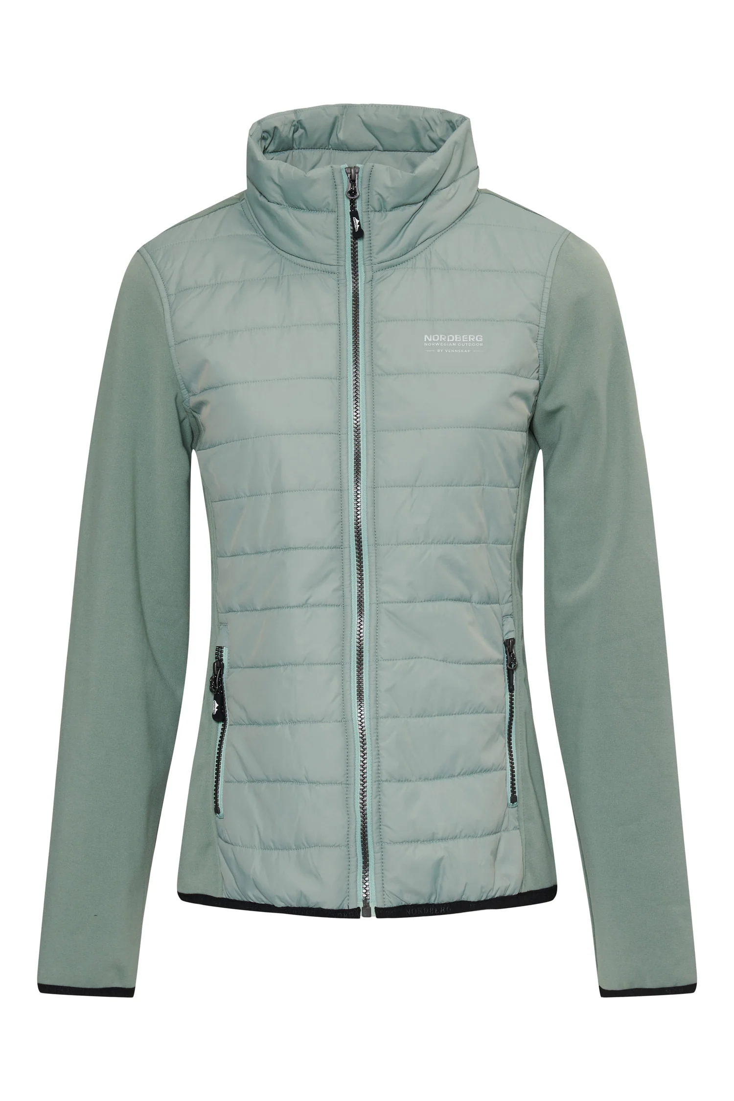 Nordberg Trine knitted and woven jacket