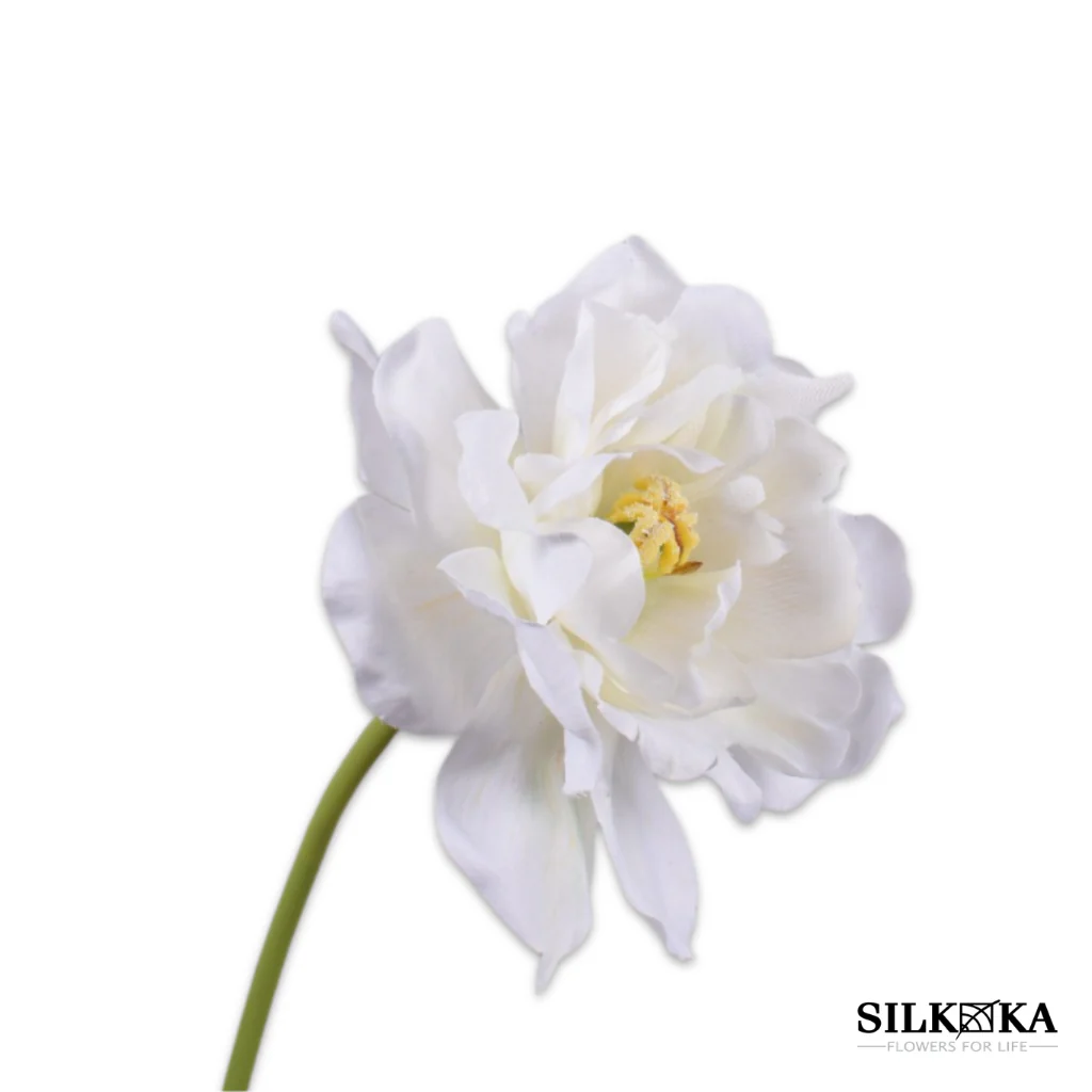 Tulp kunstbloemen wit 69 cm Silk-ka Tulp kunstbloemen wit 69 cm Silk-ka