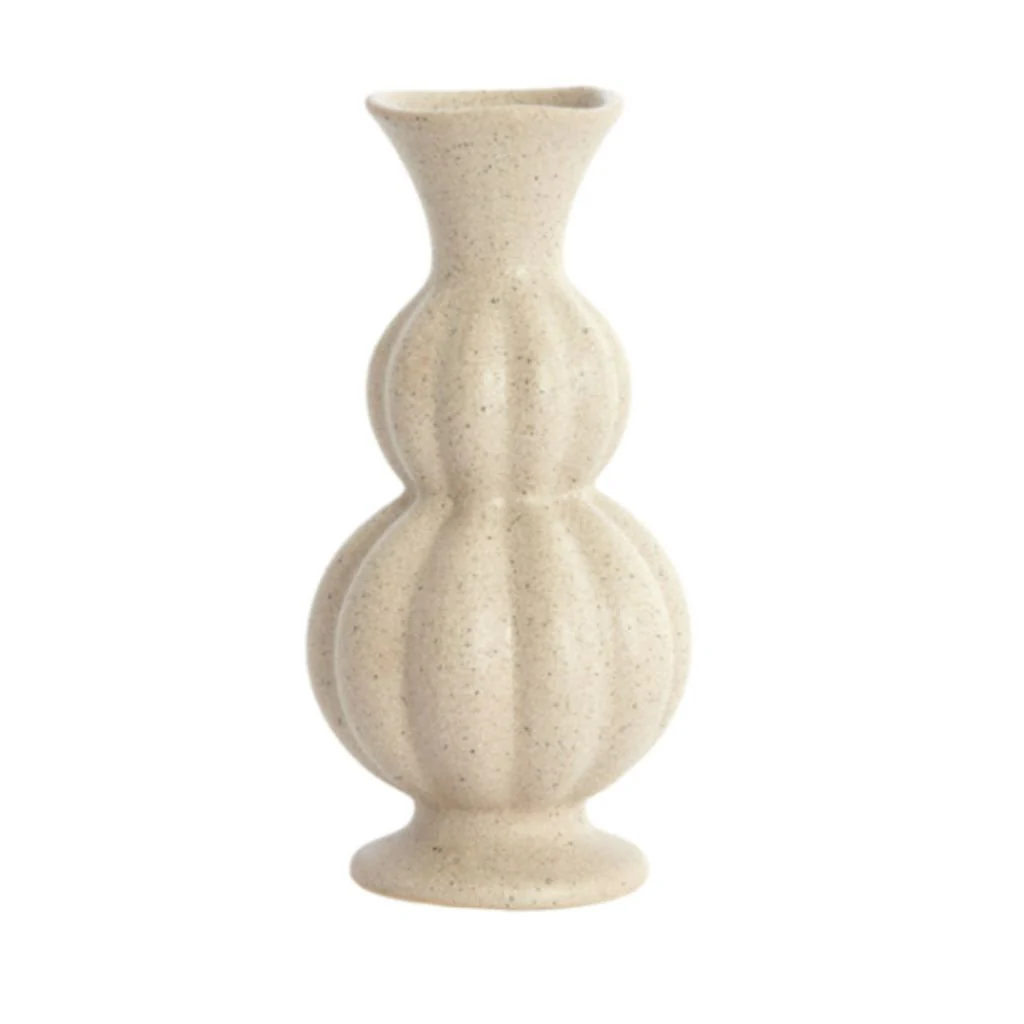 Light & Living vaas Naida keramiek mat grijs