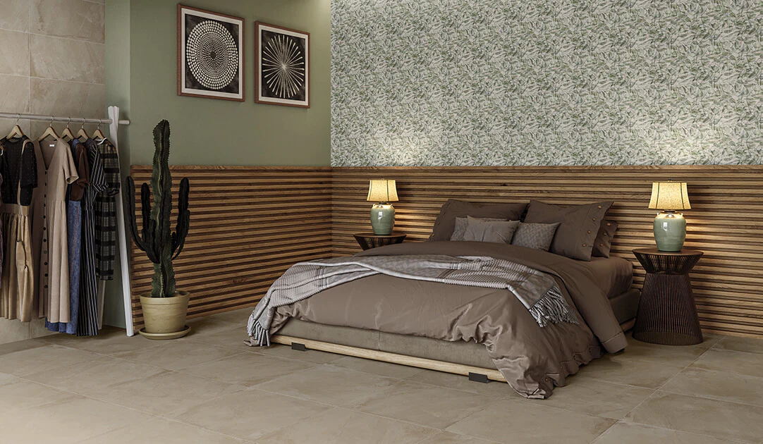 Vloertegel Flora Marble Bone 30x60 cm - Porselein Mat Gerectificeerd – Marmerlook Beige R11 Antislip - Afbeelding 2