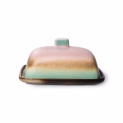 Hkliving 70s ceramics – Butter dish Mercury