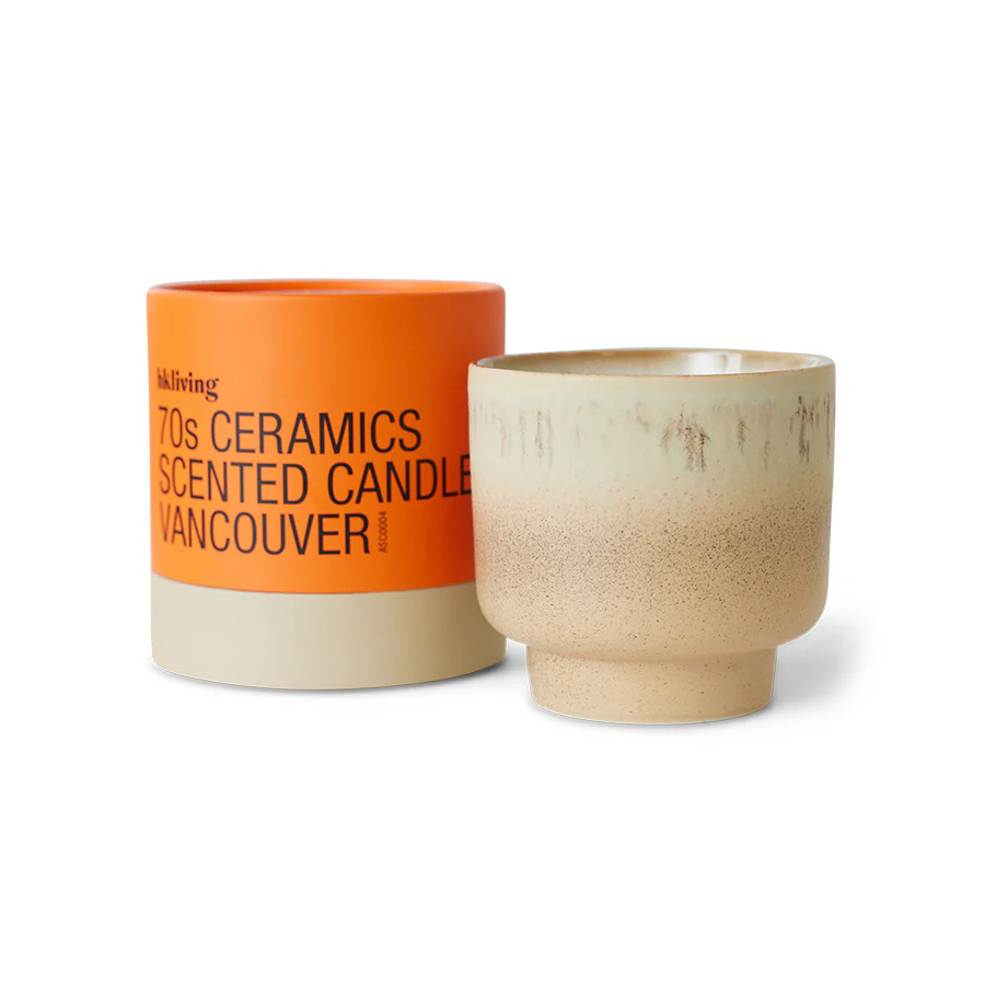 Hkliving 70s ceramics – Scented candle Vancouver