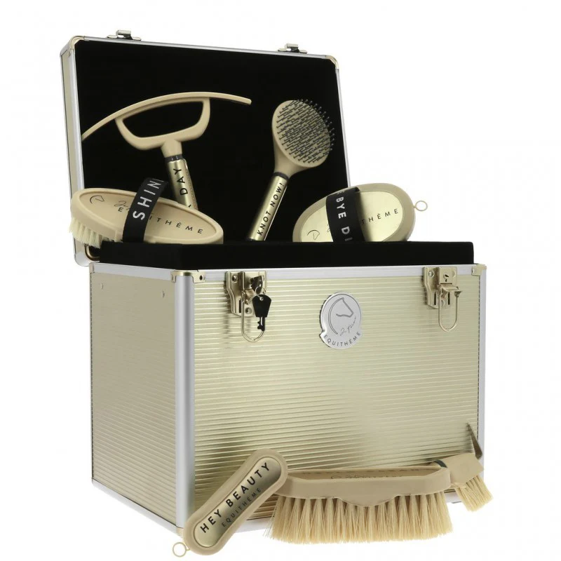 Equithéme Je T’Aime Grooming Box, Almond