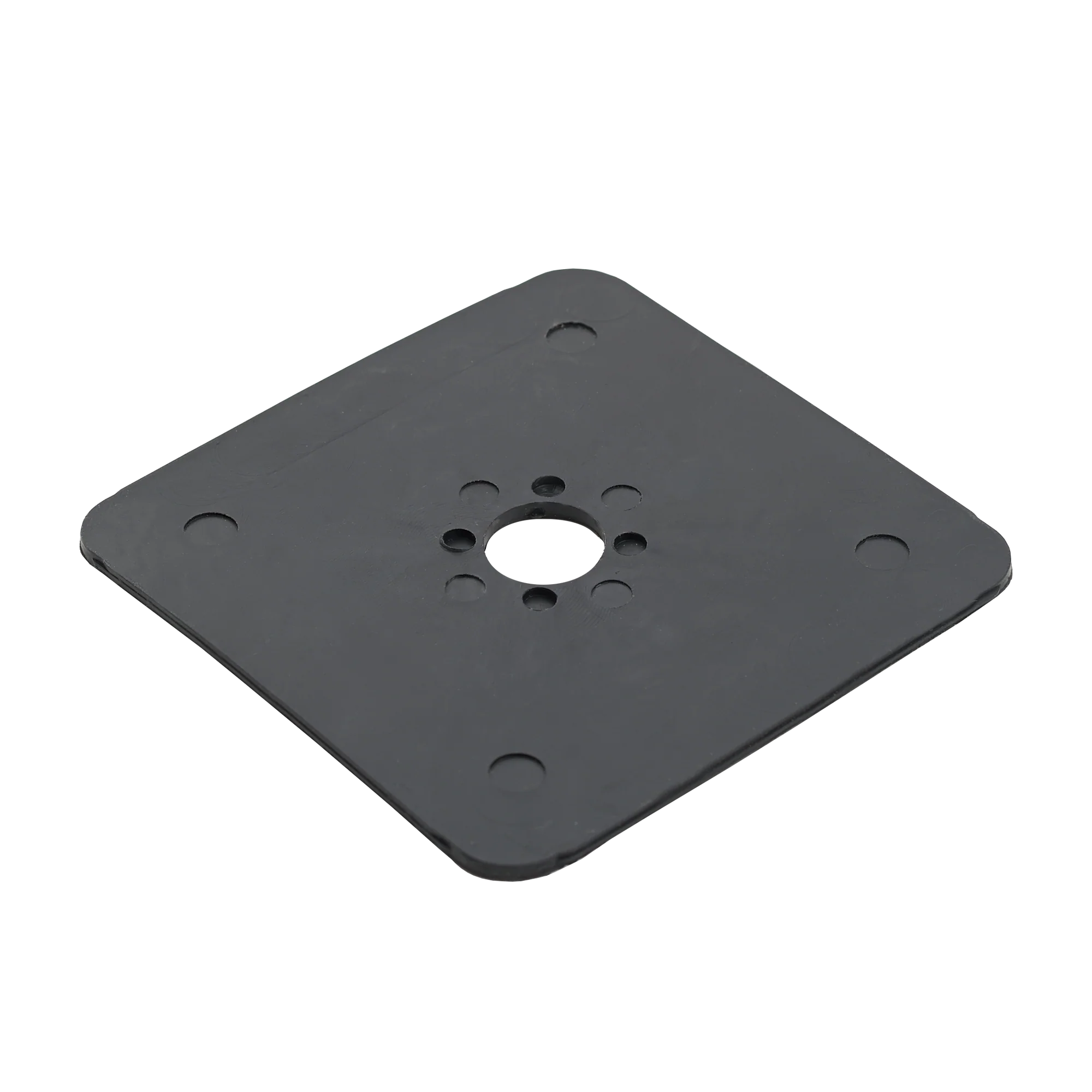 DURAL plaatlager/compensatieplaat INSTALLATIE ACCESSOIRES rubber zwart 2mm 100mm