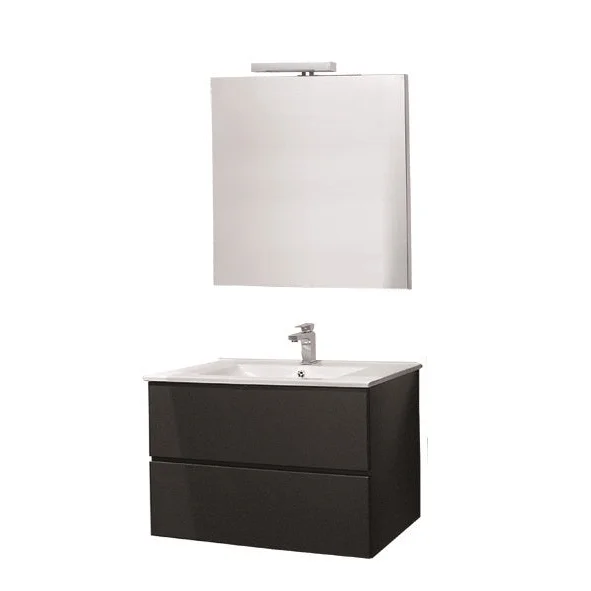 Badmeubel Set Locomo Antraciet 80 cm by L’Aqua®