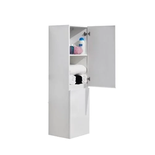 Badmeubel Slimline Kolomkast Wit 135x35x30 cm by L’Aqua®