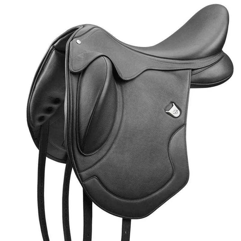 Bates Artiste Luxe dressuurzadel met Synergy panel, zwart