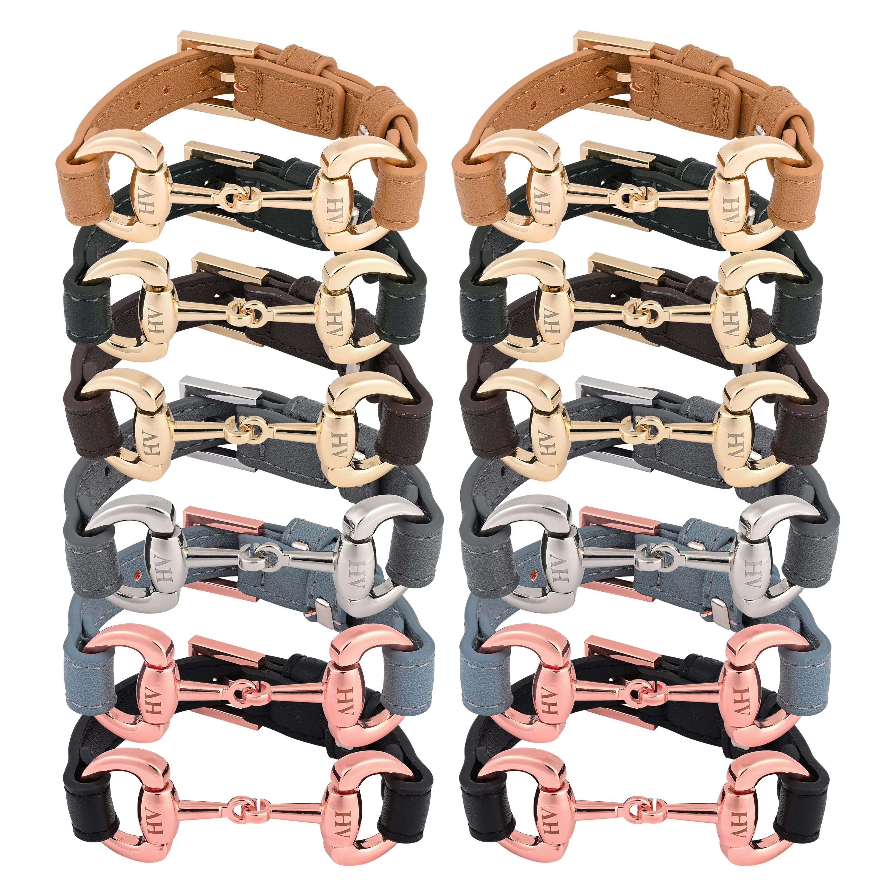 HV Polo Armband Big Bit Kate, Grijs-Zilver