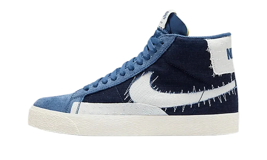 Nike SB Zoom Blazer Mid Sashiko Mystic Navy Nike SB Zoom Blazer Mid Sashiko Mystic Navy