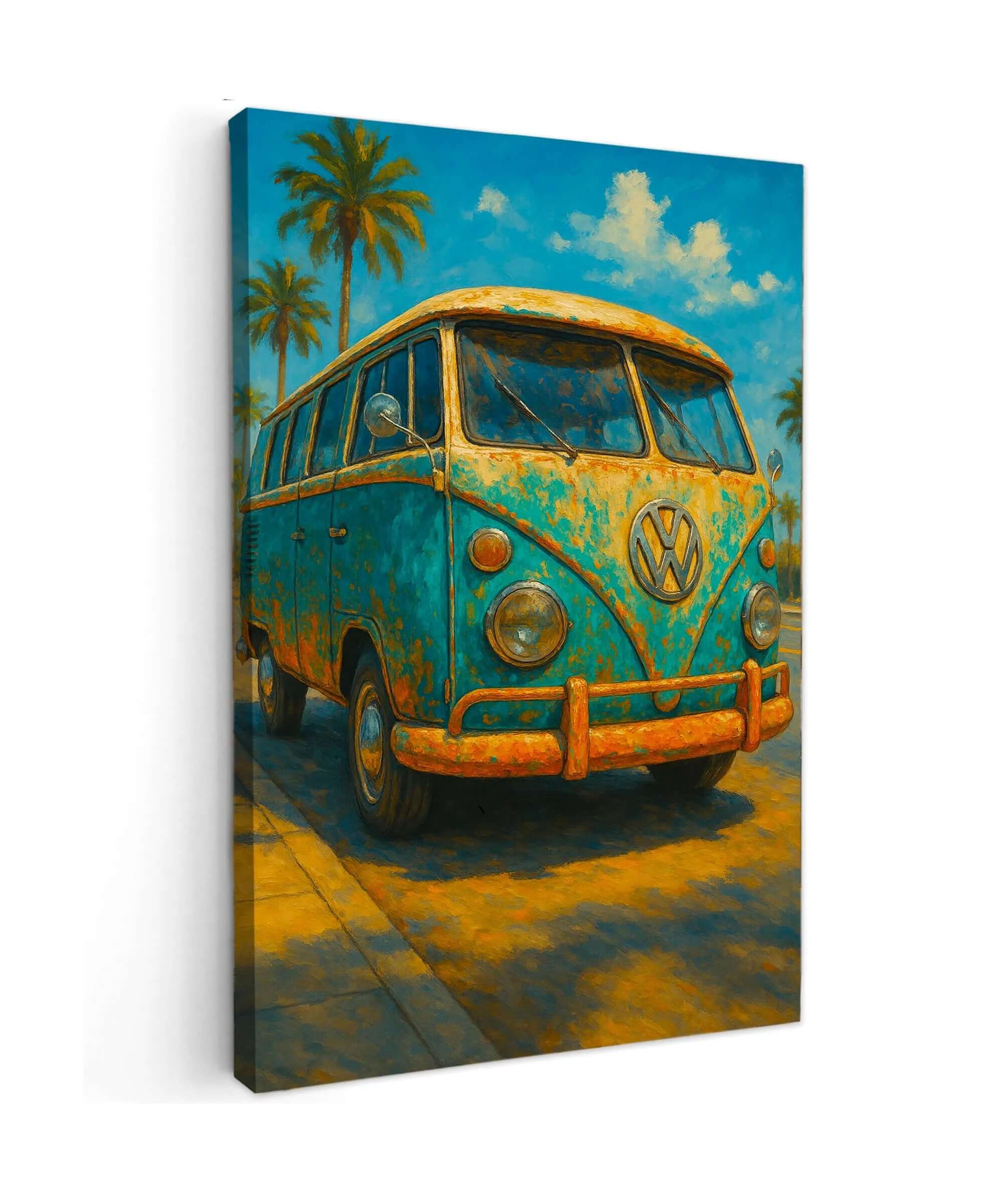 Canvas Schilderij Beach Road Trip Canvas Schilderij Beach Road Trip