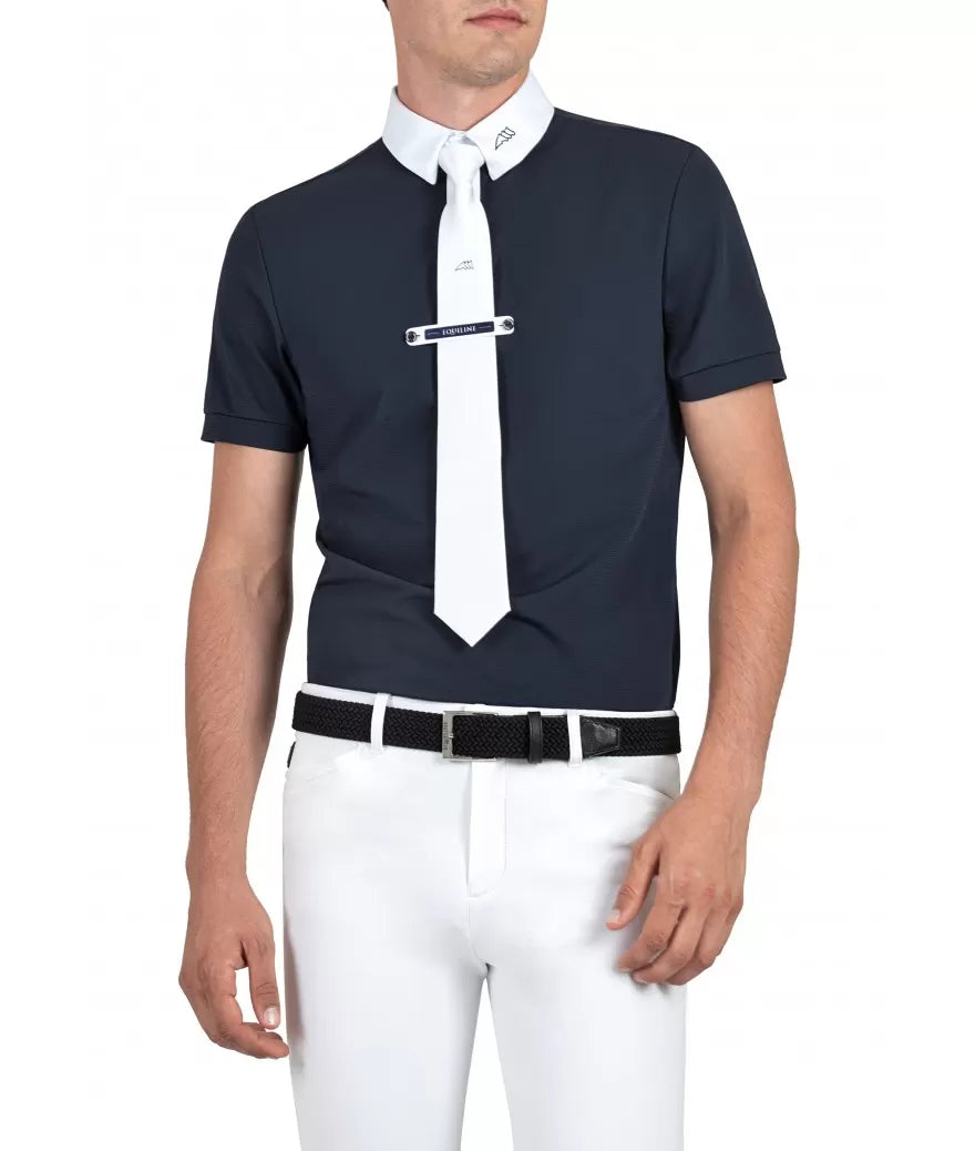 Equiline Wedstrijdshirt Celirac Heren, Blue