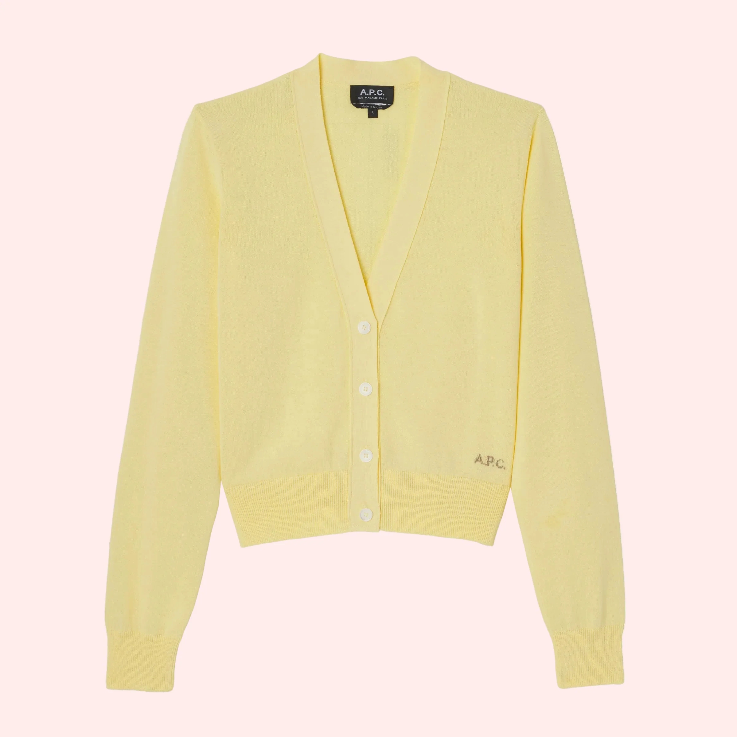 CARDIGAN Jaune Clair