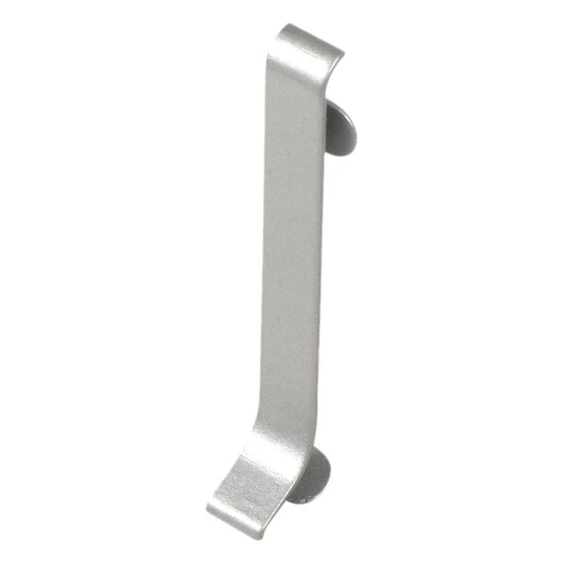 DURAL connector CONSTRUCT METAL gegoten metaal geanodiseerd zilver 80 mm