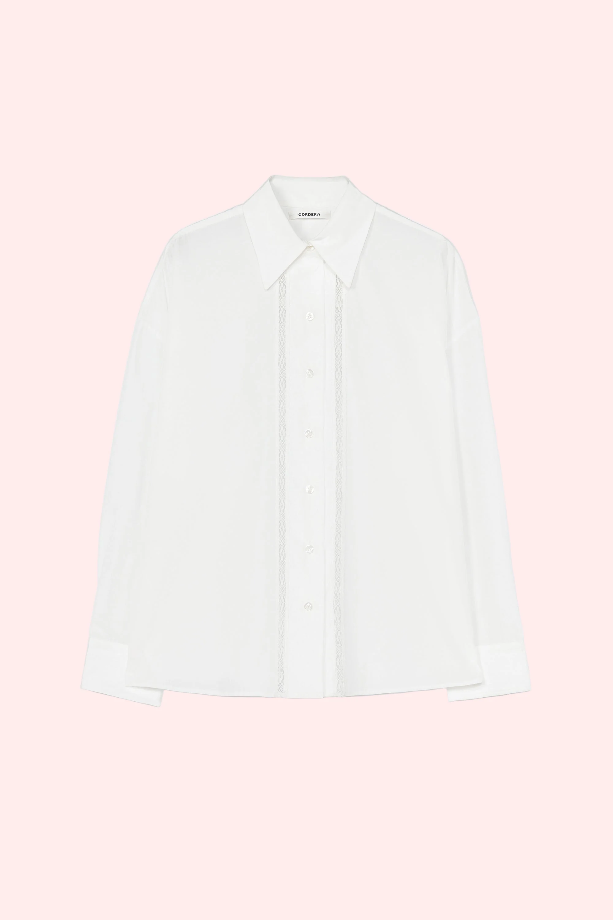 LACE SHIRT White