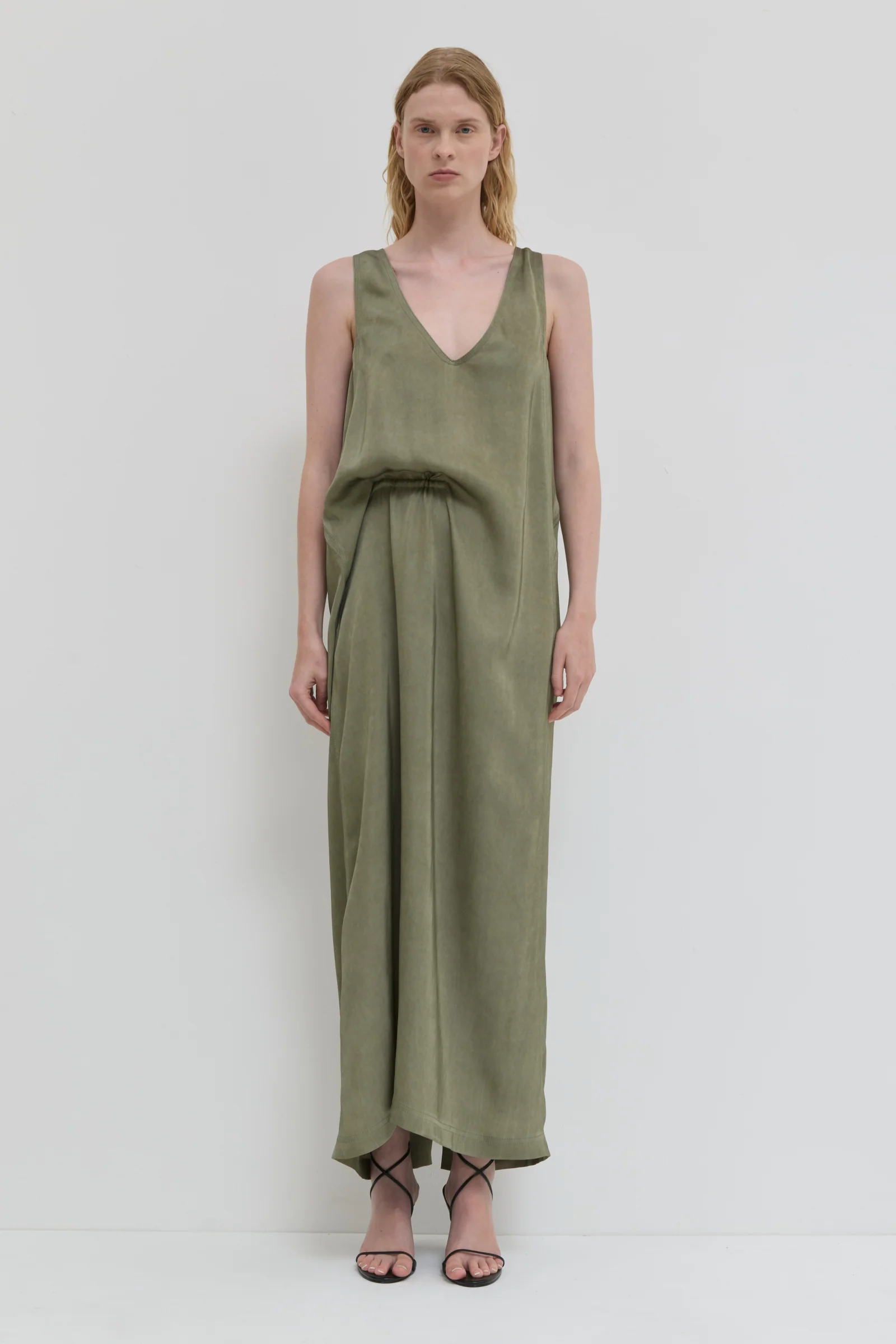DRESS DALTA 8714-C DARK SAGE