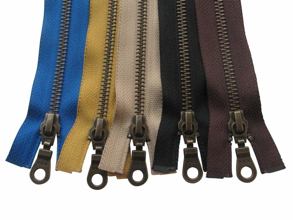 Deelbare ritsen – brons – YKK – 40/45/50/55