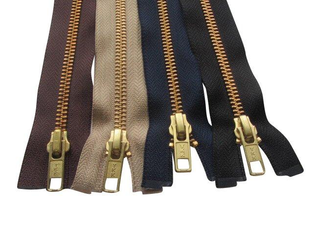 Deelbare ritsen – goud – YKK – 80/90/100
