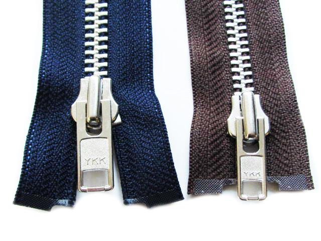 Deelbare ritsen – grof zilver – YKK