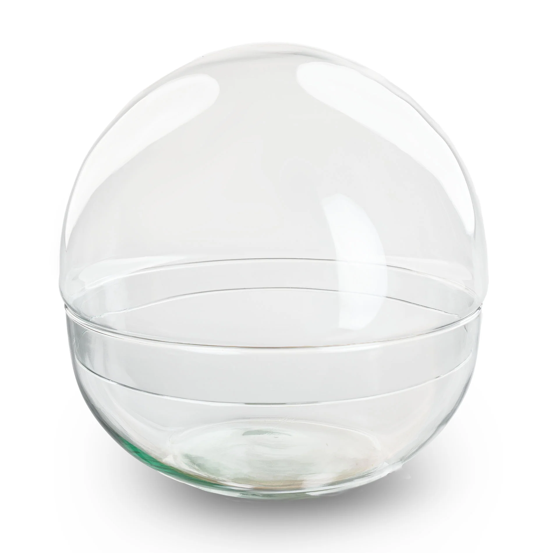 Terrarium fles ‘Dome XL’ – Tweedelig bolglas – Gesloten terrarium Ø 28 cm ↑ 28 cm
