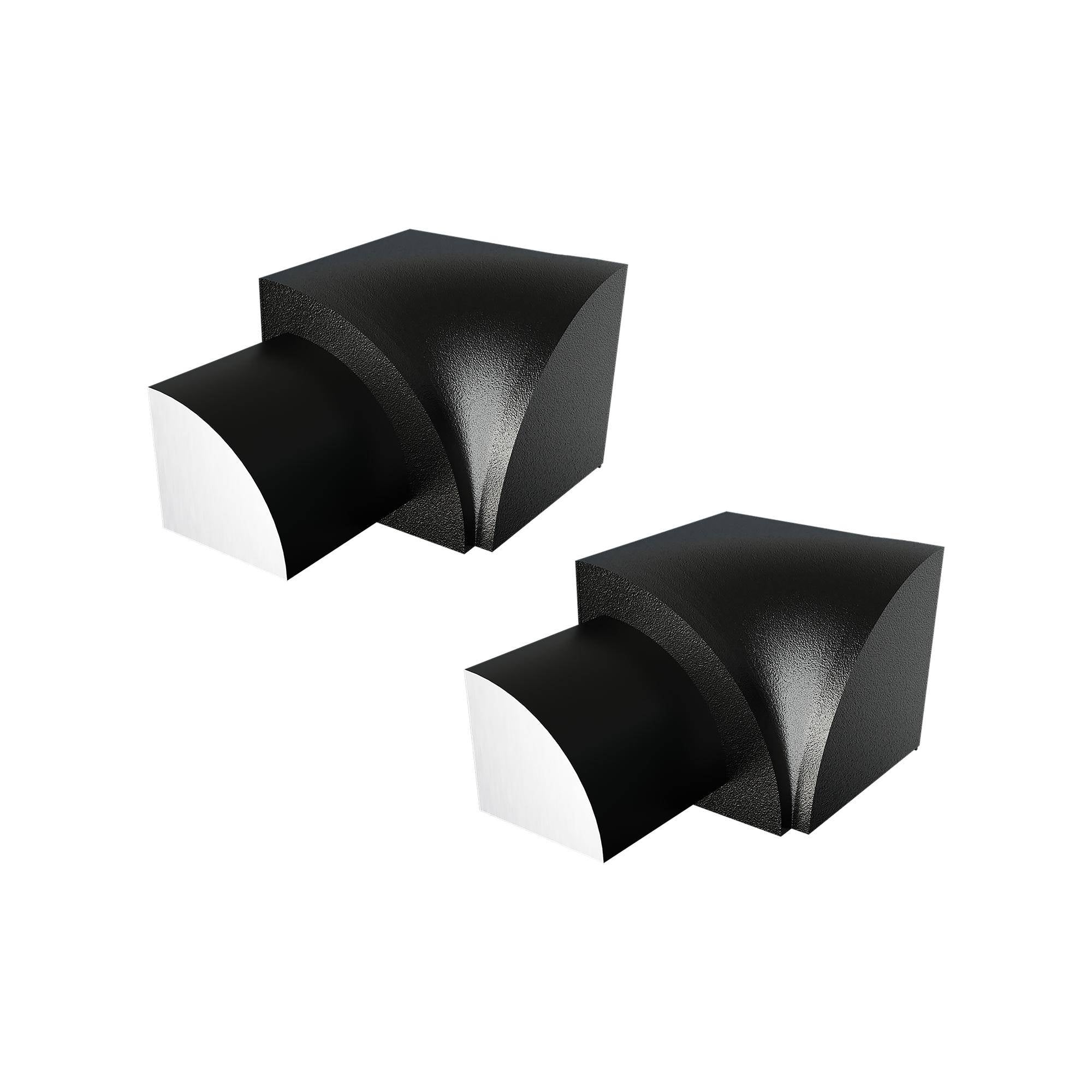 DURAL binnenhoek DURONDELL aluminium gepoedercoat zwart mat 8mm DURAL binnenhoek DURONDELL aluminium gepoedercoat zwart mat 8mm