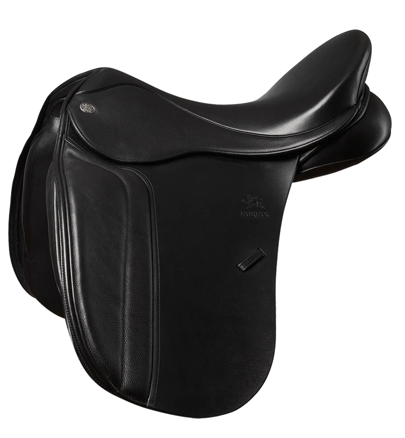 Fairfax Dressuurzadel Classic Open Seat, Zwart