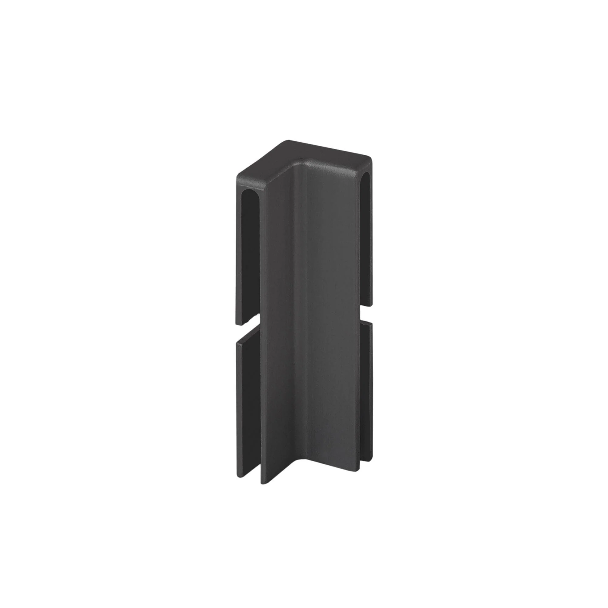 DURAL binnenhoek DURABAL BO aluminium gepoedercoat antraciet RAL 7016 80mm 12mm DURAL binnenhoek DURABAL BO aluminium gepoedercoat antraciet RAL 7016 80mm 12mm