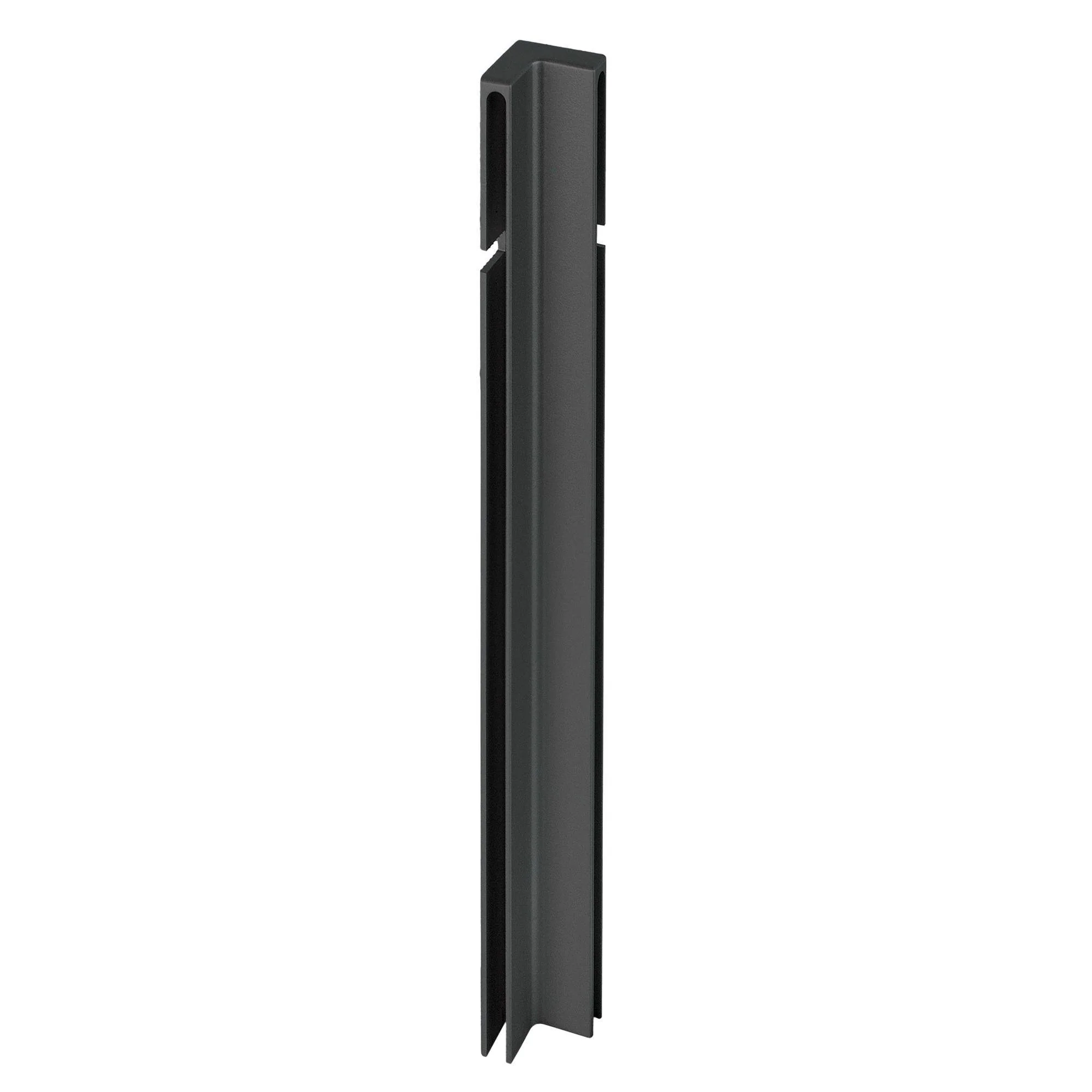 DURAL binnenhoek DURABAL BO aluminium gepoedercoat antraciet RAL 7016 100mm 12mm DURAL binnenhoek DURABAL BO aluminium gepoedercoat antraciet RAL 7016 100mm 12mm