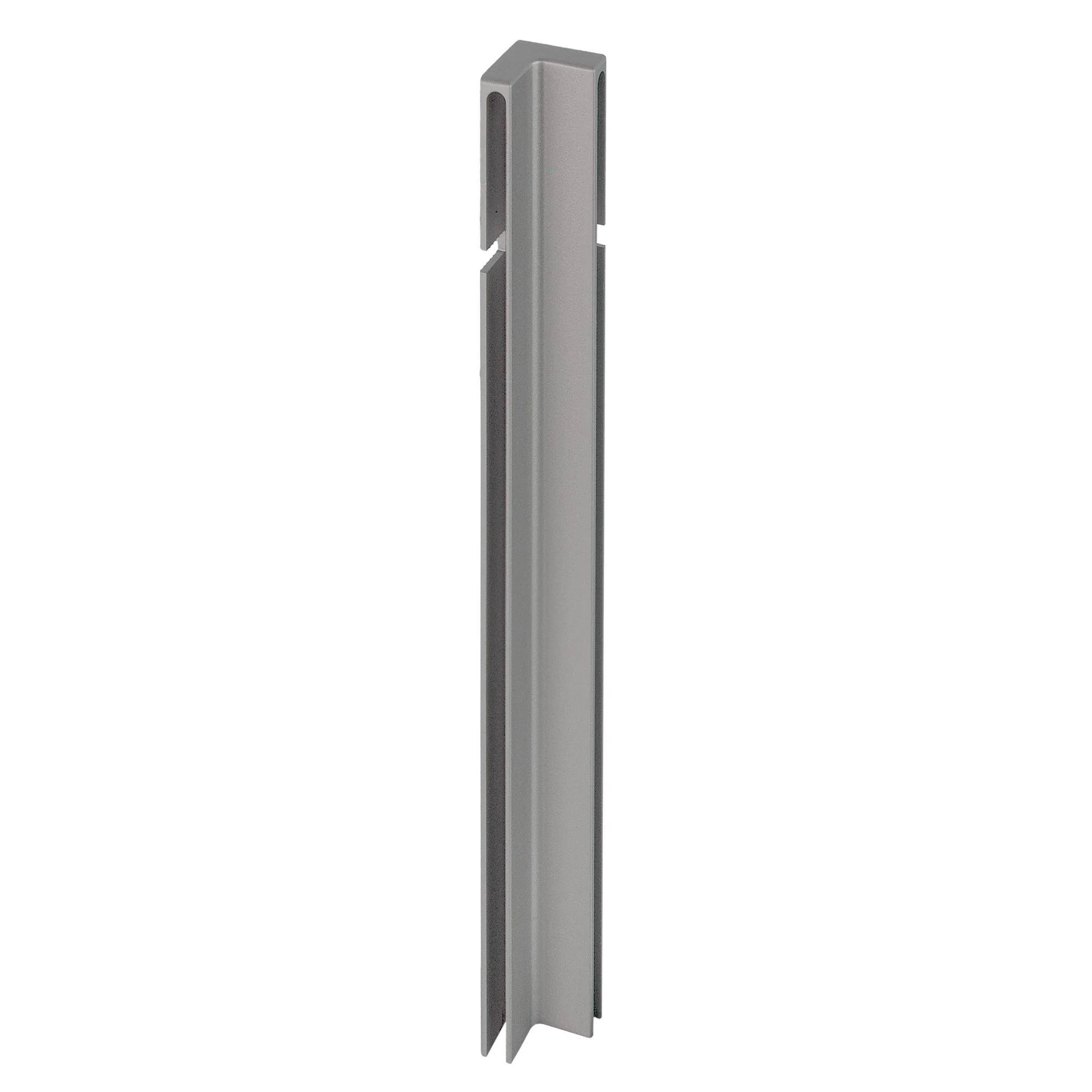 DURAL binnenhoek DURABAL BO aluminium gepoedercoat platinagrijs RAL 7036 100 mm 12 mm DURAL binnenhoek DURABAL BO aluminium gepoedercoat platinagrijs RAL 7036 100 mm 12 mm