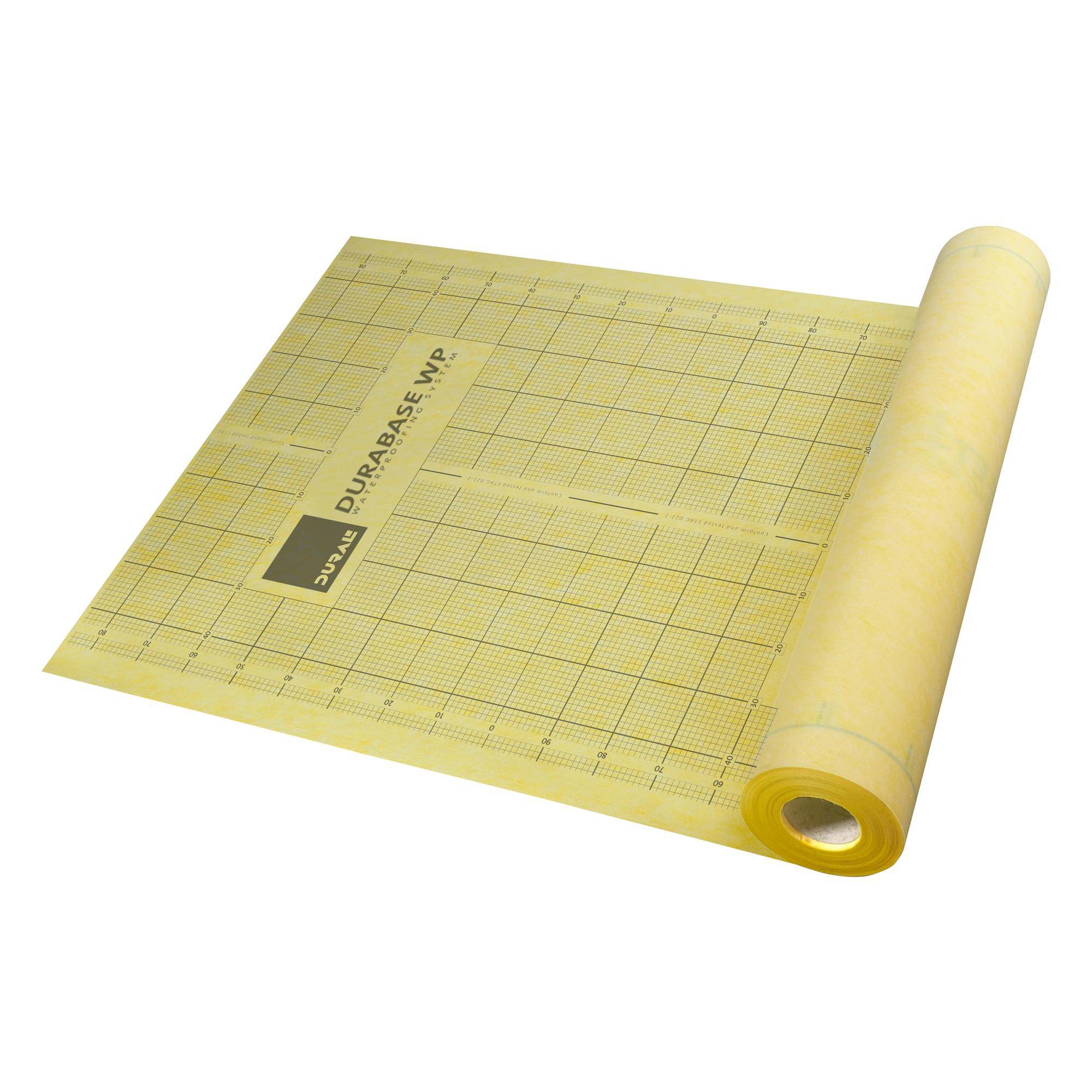 DURAL afdichtingsmat DURABASE WP geel 30 lopende meter DURAL afdichtingsmat DURABASE WP geel 30 lopende meter