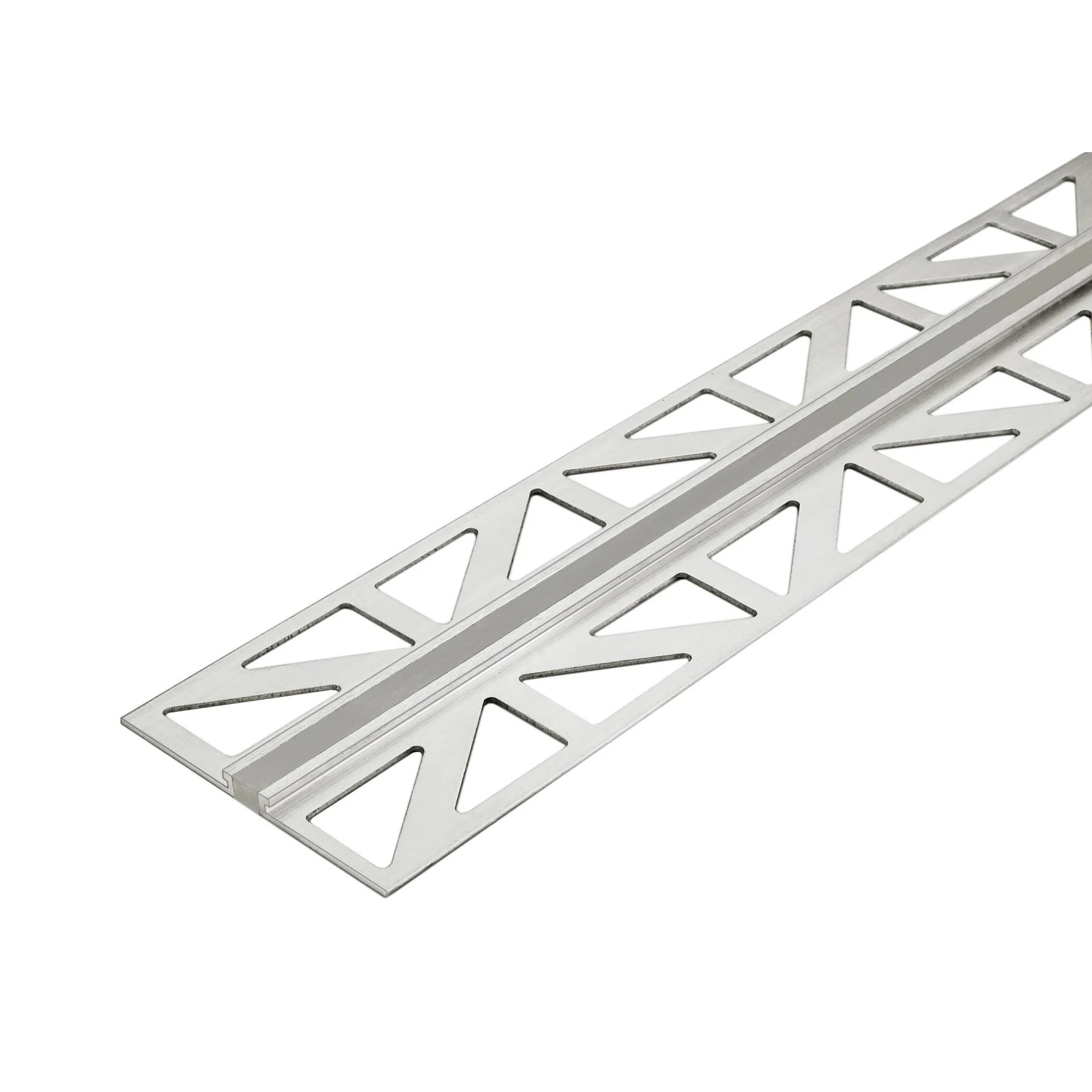 DURAL dilatatie- en bewegingsvoegprofiel DURAFLEX METALL aluminiumgrijs 8mm 250cm