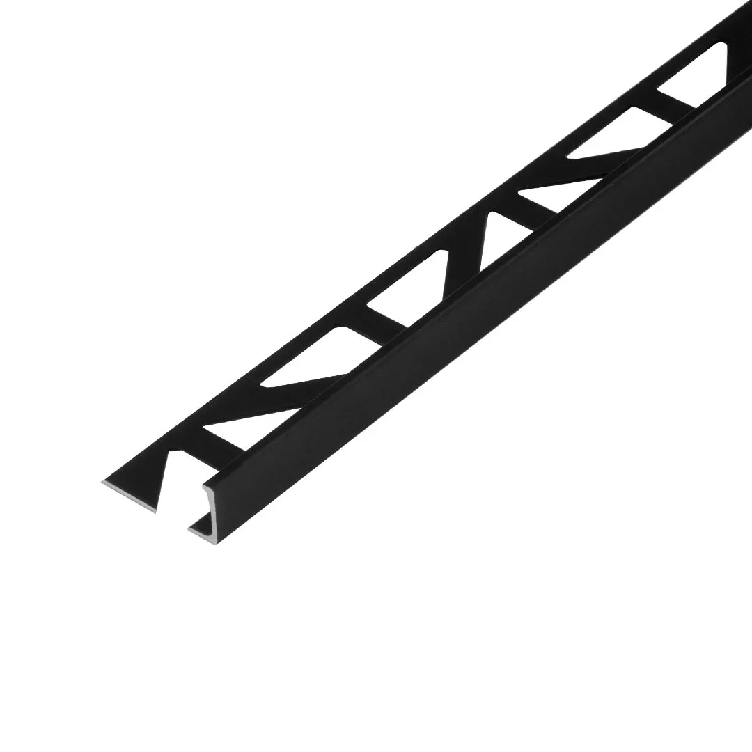DURAL hoekprofiel DUROSOL aluminium gepoedercoat zwart mat RAL 9011 10mm 250cm DURAL hoekprofiel DUROSOL aluminium gepoedercoat zwart mat RAL 9011 10mm 250cm