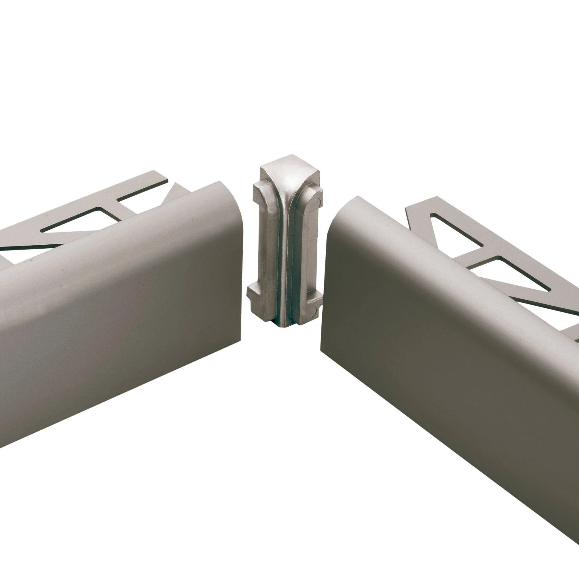 DURAL binnenhoek DURASTEP DP aluminium titanium fijnslijping 11mm