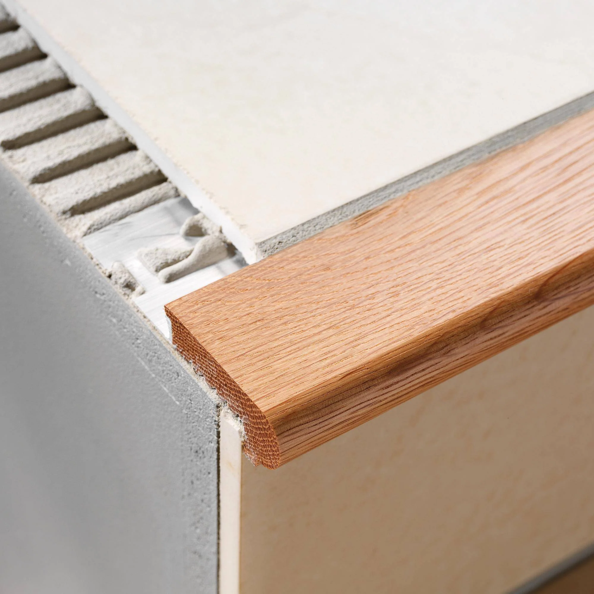 DURAL trapprofiel Provence DURASTEP WOOD aluminium glad eiken 13,5 mm 250 cm