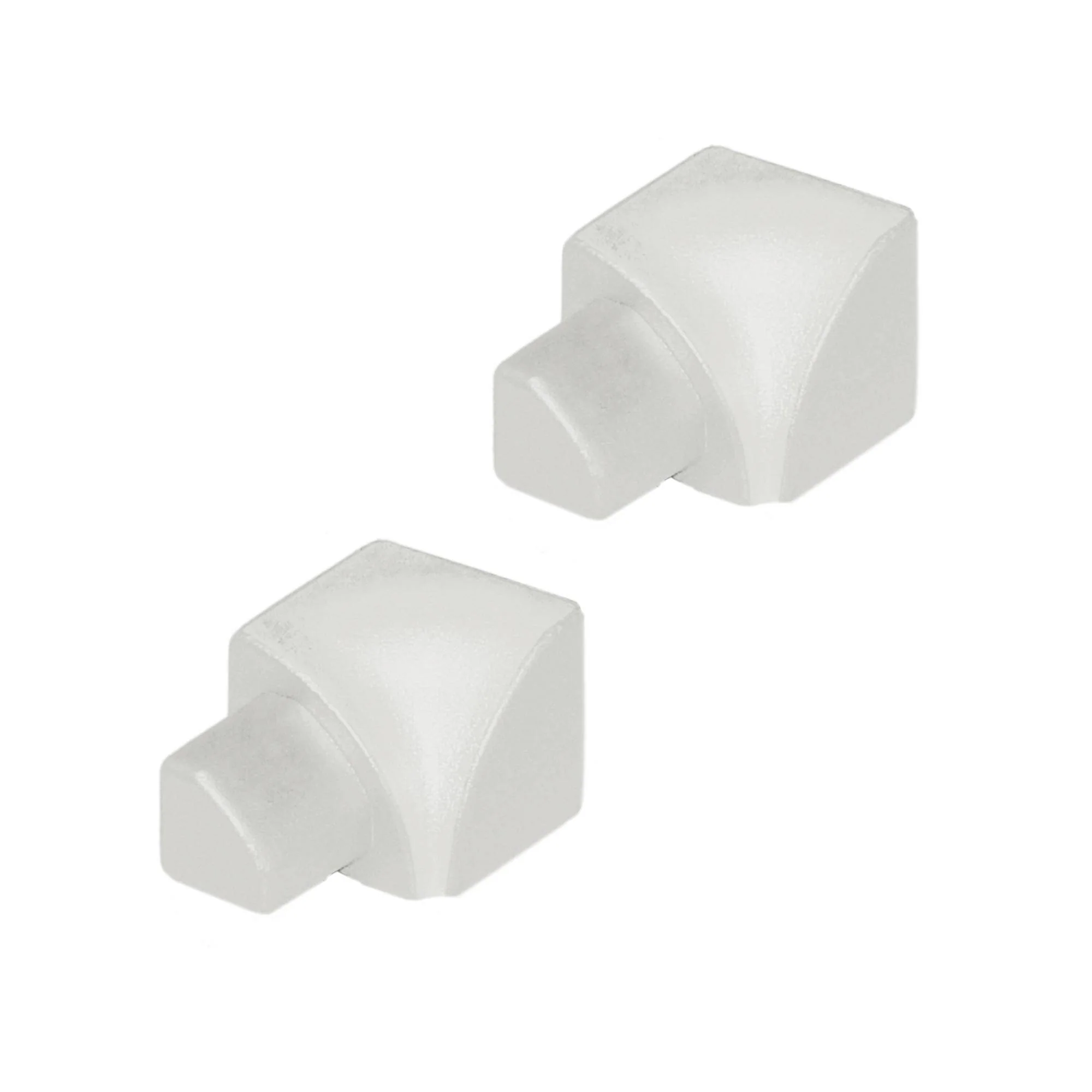 DURAL binnenhoek DURONDELL aluminium gepoedercoat wit 6mm DURAL binnenhoek DURONDELL aluminium gepoedercoat wit 6mm