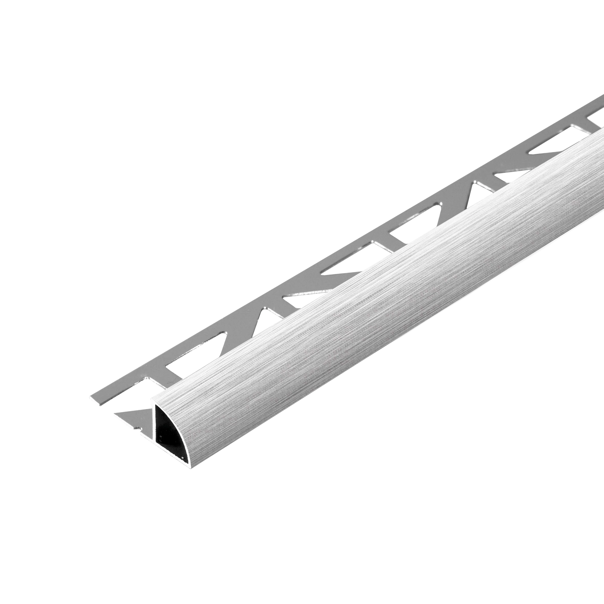 DURAL kwartcirkelprofiel DURONDELL aluminium hoogglans geanodiseerd zilver 300cm